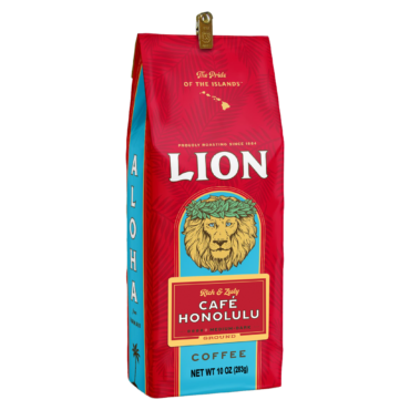 one ten ounce bag of Lion Cafe Honolulu coffee