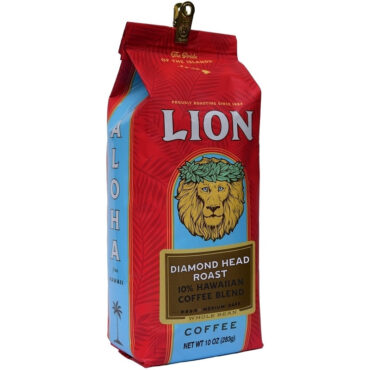 One 10 ounce bag of Diamond Head Espresso 10 percent Hawaiian Coffee