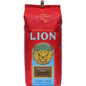 Front view of one bag of Lion Diamond Head Roast 10 percent Hawaiian whole bean coffee 24 oz