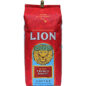 One 24 ounce bag of Lion French Roast whole bean coffee