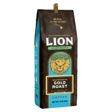 Lion Swiss Water Decaf Coffee Gold Roast 10 ounce