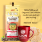 Lion Blended Lion's Mane Coffee with the benefits of Lion's Mane mushrooms