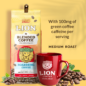 Lion Blended Roarrring Coffee with natural green coffee extract