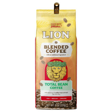 Lion Blended Total Bean Coffee with nutrient-rich coffee fruit for extra antioxidants