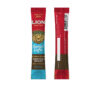 Two individual sticks of Lion Coffee original roast instant coffee