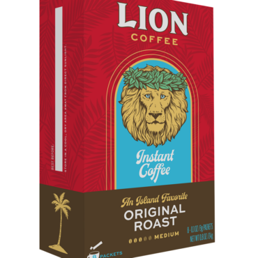 Lion Coffee Box of Instant Coffee Sticks - Original Roast