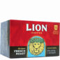 One box of Lion Coffee French Roast Single Serve Coffee Pods