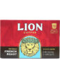 One box of Lion Coffee French Roast Single Serve Coffee Pods