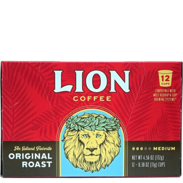 Lion Coffee Original Roast Single Serve Coffee Pods