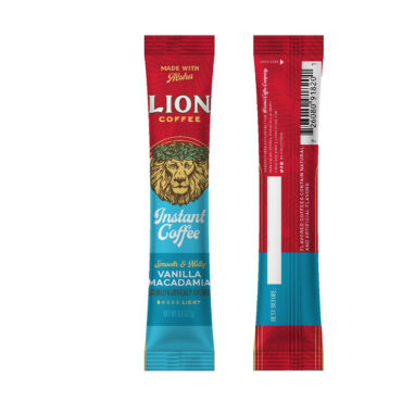 Lion Coffee two Instant Coffee Sticks - Vanilla Macadamia